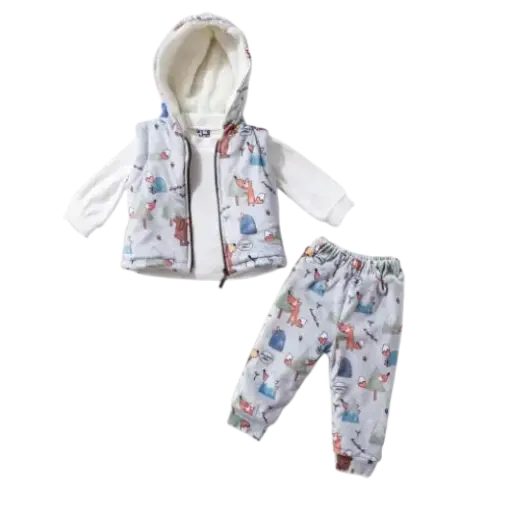 [11211] FULL MOON Pajamas Heidi's 3 pieces 17412