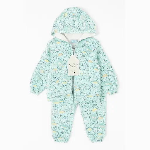 [11891] FULL MOON Pajamas 2-piece zip-up 17478