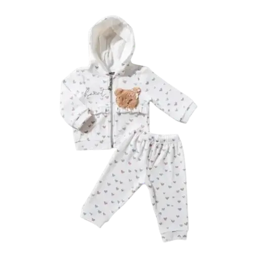 [11230] FULL MOON Pajamas 2-piece velvet zip-up 17441