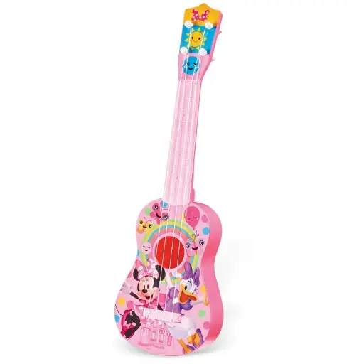 [11485] Small girls’ Disney guitar with sound and light on card