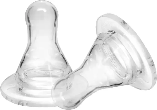 [2104] True feeding bottle teat standard +6 fast 2Pcs 