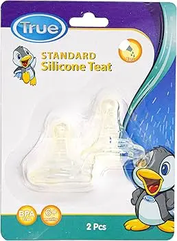 [10483] True feeding bottle teat standard +3 2Pcs 2334 