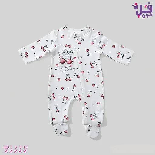 [10873] Cherry interlock jumpsuit 15832