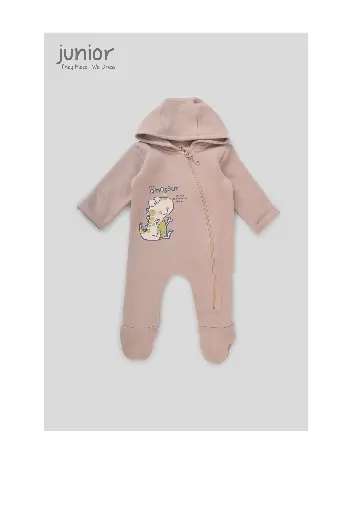 [2894] Hooded Romper Little Dino 291-24
