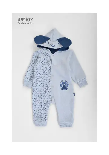 [10779] Puppy Woof Romper 221-24