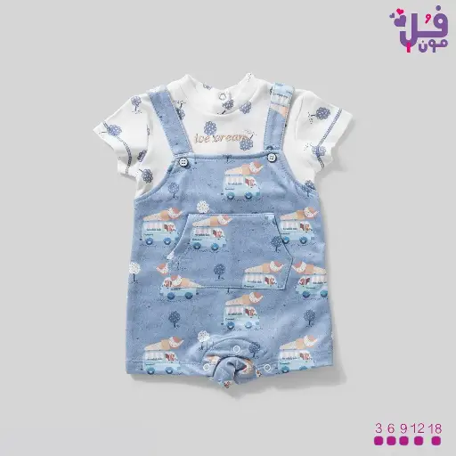 [11795] FULL MOON Sleeveless Shorts Romper 15872