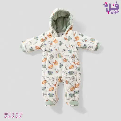 [11198] Padded Velvet Fiber Romper 15818