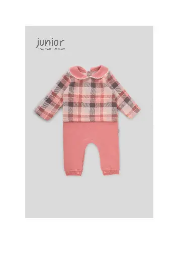 [10817] Printed Romper Cozy Winter 769-24