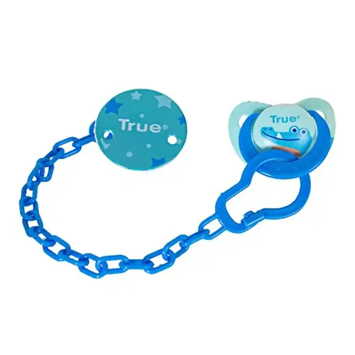 [10477] True Soother with Chain & Cover silicon cherry shape teat age 0m+ 2010