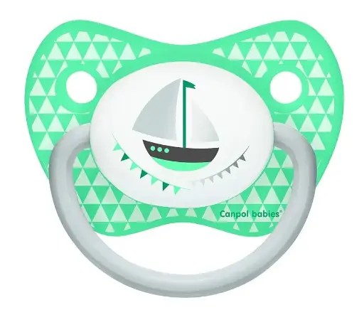 [11025] Canpol babies Silicone Orthodontic Soother 0-6m LET'S CELEBRATE 23/279