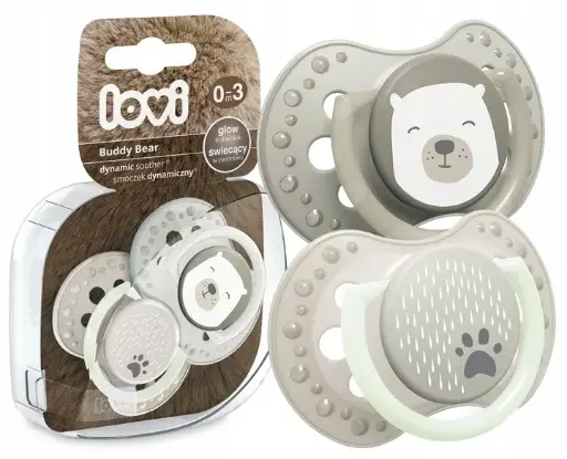 [11149] LOVI Silicone Dynamic Soother 0-3m 2pack 22/863