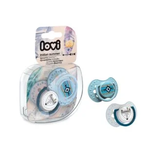 [11147] Lovi Dynamic Silicone Soother 0-3M 2Pcs 22/855