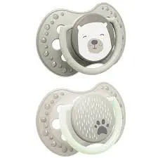 [11150] Lovi Dynamic Silicone Soother 3-6M 2Pcs Model Buddy Bear 22/864