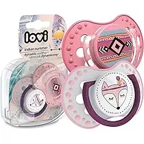 [10326] LOVI Silicone Dynamic Soother 0-3m 2pack 22/856