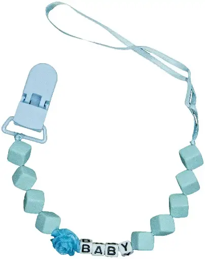 [398] True Gold Pacifier Chain BABY 9888 