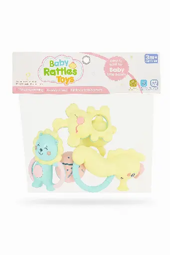 [5123] baby rattle silicone 629-w01