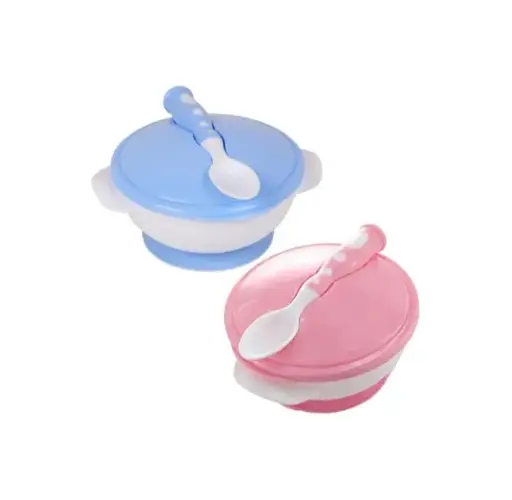 [10222] SAFARI Suction bowl with spoon S702