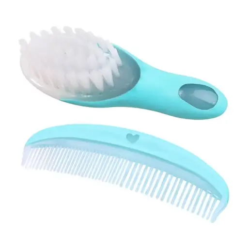 [412] True Small Oval Brush & Comb 2554  