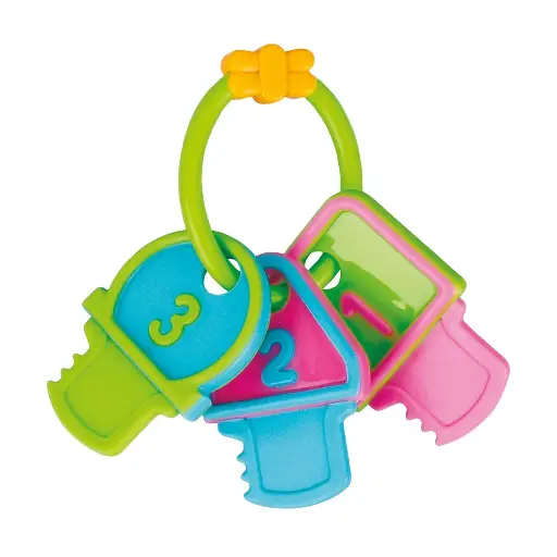 [1630] Canpol babies Elastic Rattle Teether KEYS 2/132