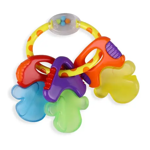 [421] True Gold Water teether with Rattle 4128