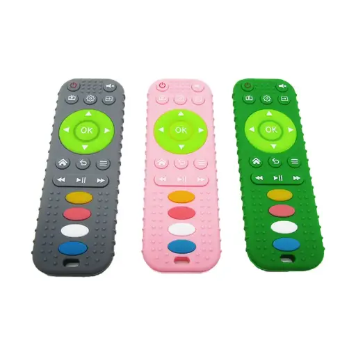 [11846] Silicone Remote Baby Teether 
