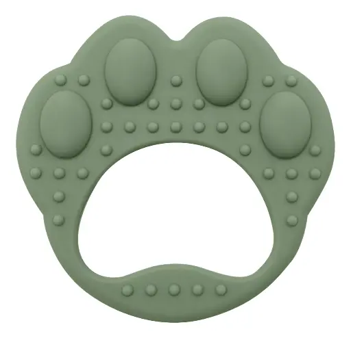 [11924] True Gold Silicon Teether-Paws 4503