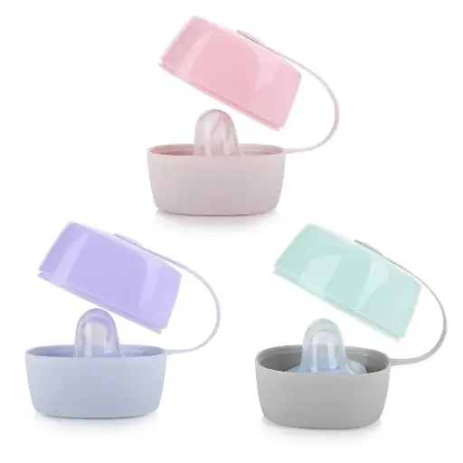 [10242] True Gold Soother container with hanger 4116