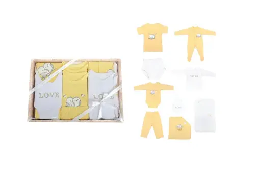 [11790] Baby Gift Set 10-Piece Love Collection 1049