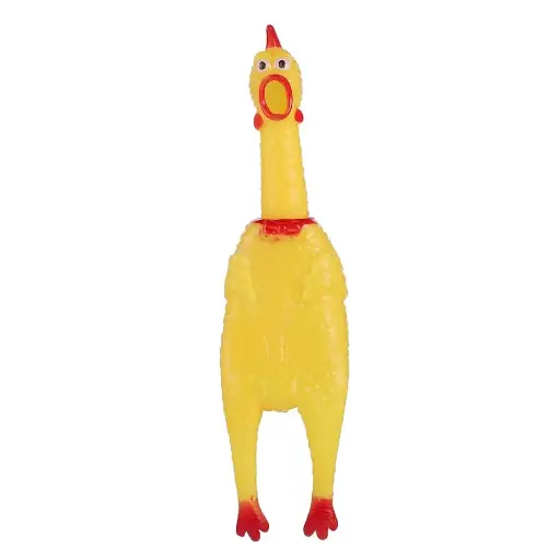 [20055]  SMALL RUBBER CHICKEN 520-a66 