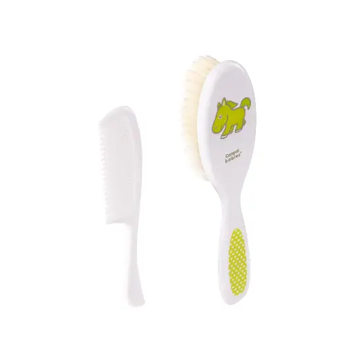 [339] Canpol babies Baby Brush and Comb with soft bristles TRANSPARENT 2/417
