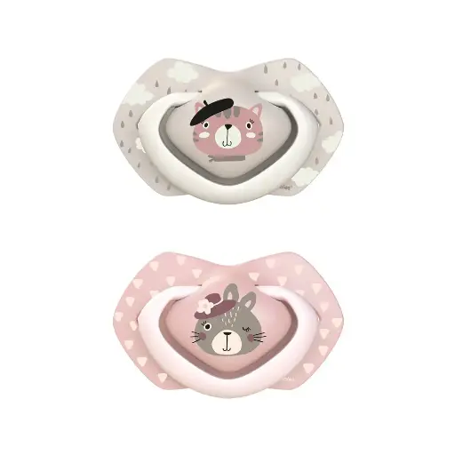 [11010] Canpol babies Silicone Symmetrical Soother 0-6m 2pcs  22/647